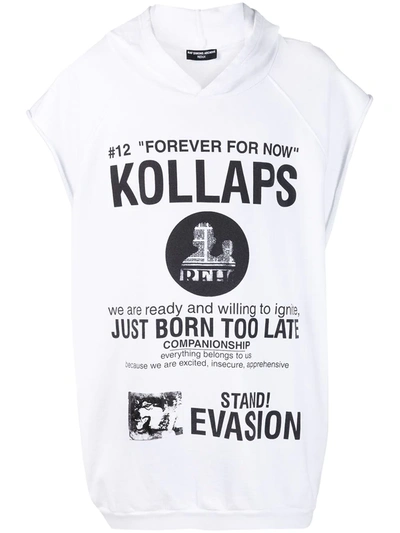 Shirt Kollaps Raf Simons Raf Simons Kollaps Sleeveless Hoodie In
