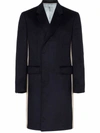 GUCCI GUCCI MEN'S BLUE CASHMERE COAT,546321Z53114440 48