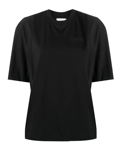 Adidas Y-3 Yohji Yamamoto Women's Black Cotton T-shirt