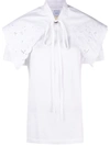 PATOU EMBROIDERED COLLAR T-SHIRT