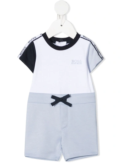 Bosswear Babies' Bow-detail Romper In White