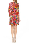 Alexia Admor Amelia Wrap Dress In Pink Multi