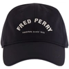 FRED PERRY FRED PERRY ARCH BRANDED TRICOT CAP NAVY