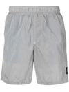 STONE ISLAND LOGO-PATCH SWIMMING TRUNKS