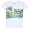 MAYORAL MAYORAL WHITE COUNTRYSIDE T-SHIRT,3051