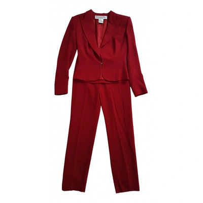 Pre-owned Dior Wool Suit Jacket In Red
