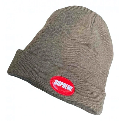 Pre-owned Supreme Hat In Brown