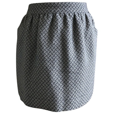 Pre-owned Des Petits Hauts Mini Skirt In Grey