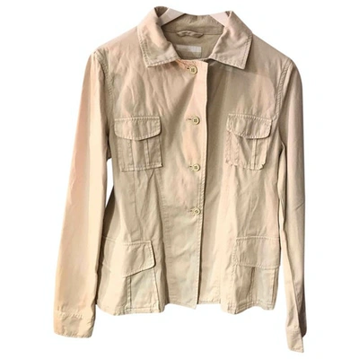 Pre-owned Closed Short Vest In Beige