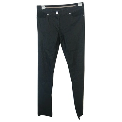 Pre-owned La Perla Straight Jeans In Black