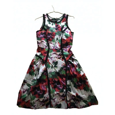 Pre-owned Milly Mini Dress In Multicolour