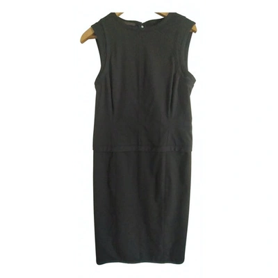 Pre-owned Narciso Rodriguez Wool Dress In Black