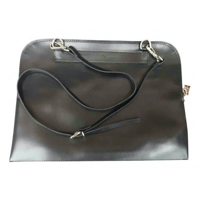 Pre-owned Andrea Incontri Leather Satchel In Black