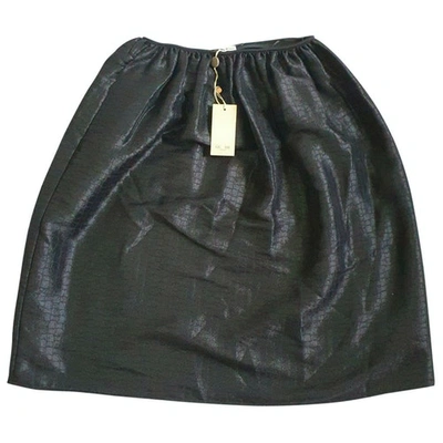 Pre-owned Golden Goose Wool Mid-length Skirt In Black