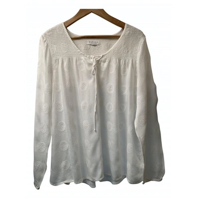 Pre-owned Velvet Shirt In White