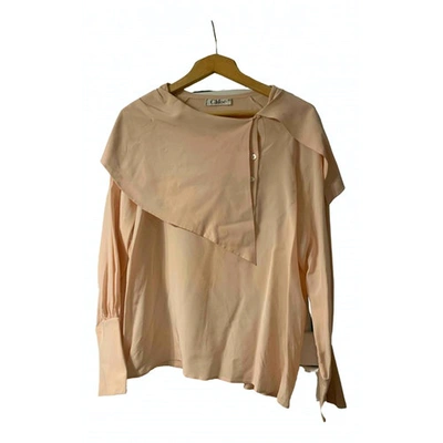 Pre-owned Chloé Silk Shirt In Pink
