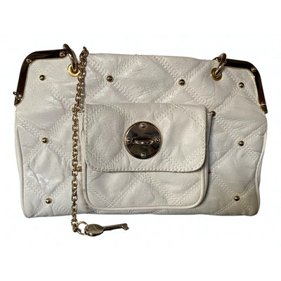 Pre-owned Luella Leather Handbag In White