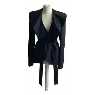 Pre-owned Stella Mccartney Wool Jacket In Black