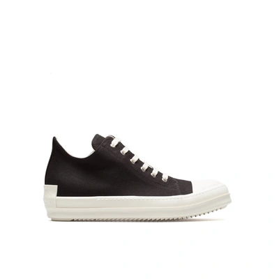 Rick Owens Drkshdw Low Top Sneakers In Black