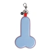 JW ANDERSON PENIS KEYRING IN BLUE AND RED LEATHER,AC0058 LA0001454