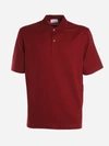 FERRAGAMO COTTON POLO SHIRT WITH LOGO SIGNATURE,120615 743097002