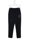 Bosswear Teen Logo Drawstring Tracksuit Bottoms In Blue