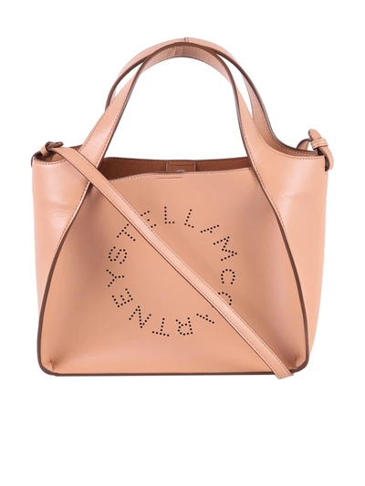 Stella Mccartney Branded Bag In Marrone