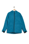 Boundless North Mini Quilted Soft Touch Jacket In Aegean Blue