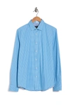 Robert Graham Check Augusto Tailored Fit Shirt In Blue