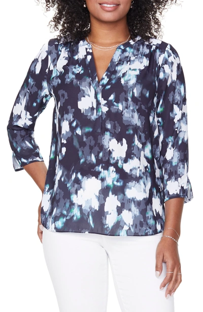 Curves 360 By Nydj Perfect Blouse In Billowing Fog