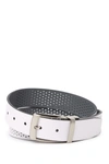 Pga Tour Perforated Reversible Belt In White