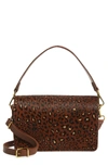 MADEWELL THE FLAP CONVERTIBLE CROSSBODY BAG: PAINTED LEOPARD GENUINE CALF HAIR EDITION IN RICH BROWN MULTI AT,194340295247