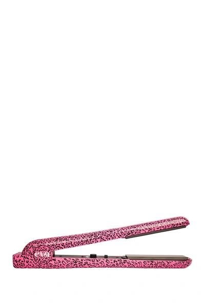 Eva Nyc Downtown 1.25" Healthy Heat Ceramic Styling Iron In Pink Cheetah