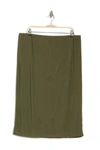 Afrm Lynch Printed Skirt In Olive