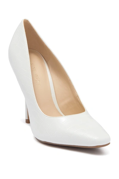 Nine West Ailie Pointed Toe Pump In Whill