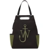 JW ANDERSON BLACK & GREEN ANCHOR BACKPACK