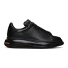 ALEXANDER MCQUEEN SSENSE EXCLUSIVE BLACK IRIDESCENT CLEAR SOLE OVERSIZED SNEAKERS