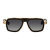 Dita Lxn-evo / Matte Black - Yellow Gold Sunglasses In 01 Blkylwgld