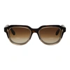 DITA TORTOISESHELL & SILVER LIMITED EDITION VARKATOPE SUNGLASSES