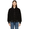 MONCLER BLACK DOWN ALGEDI BOMBER JACKET