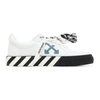 OFF-WHITE WHITE LOW VULCANIZED SNEAKERS