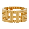 Versace Gold Greek Key Ring In D00h Gold