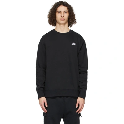Nike Black Sportswear Club Sweatshirt