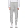 Nike Grey Fleece Sportswear Club Cargo Lounge Pants In Dk Grey Hea