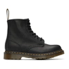 Dr. Martens' Dr.martens 1460 Smooth Lace-up Combat Boots  Black Leather In Black