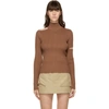 ANDERSSON BELL SSENSE EXCLUSIVE BROWN JESSICA jumper