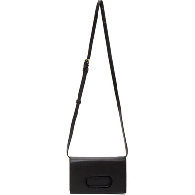 Sacai Black Shopper Wallet Bag In 001 Black
