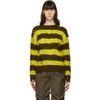 ANDERSSON BELL BROWN & GREEN DESTROYED CABLE SWEATER