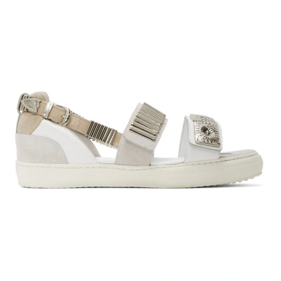 Toga Chunky Sandals In White