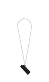 Ambush Lighter Case Pendant Necklace In Black